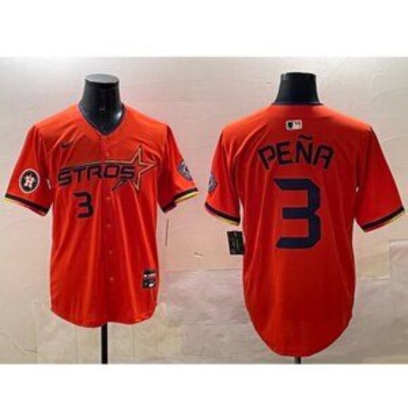 Mens Youths Kids Womens Jeremy Pena Orange Jersey Stitched